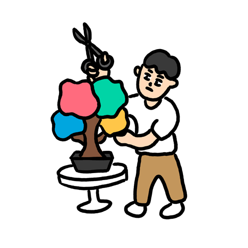 コンテンツ盆栽