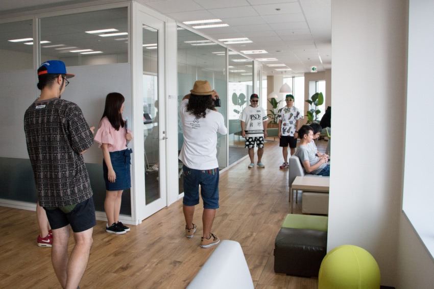 眺望のいい通路