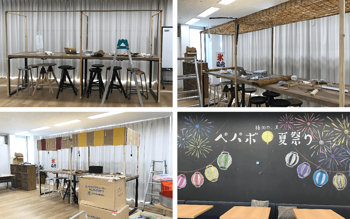 屋台の組み立て
