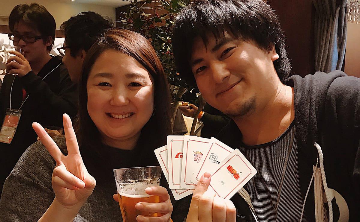 記念写真のツーショット