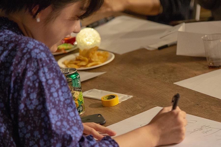 もくもく自己紹介プレゼンを描く