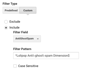 ロリポップ！でのカスタムディメンションでのフィルタの設定例