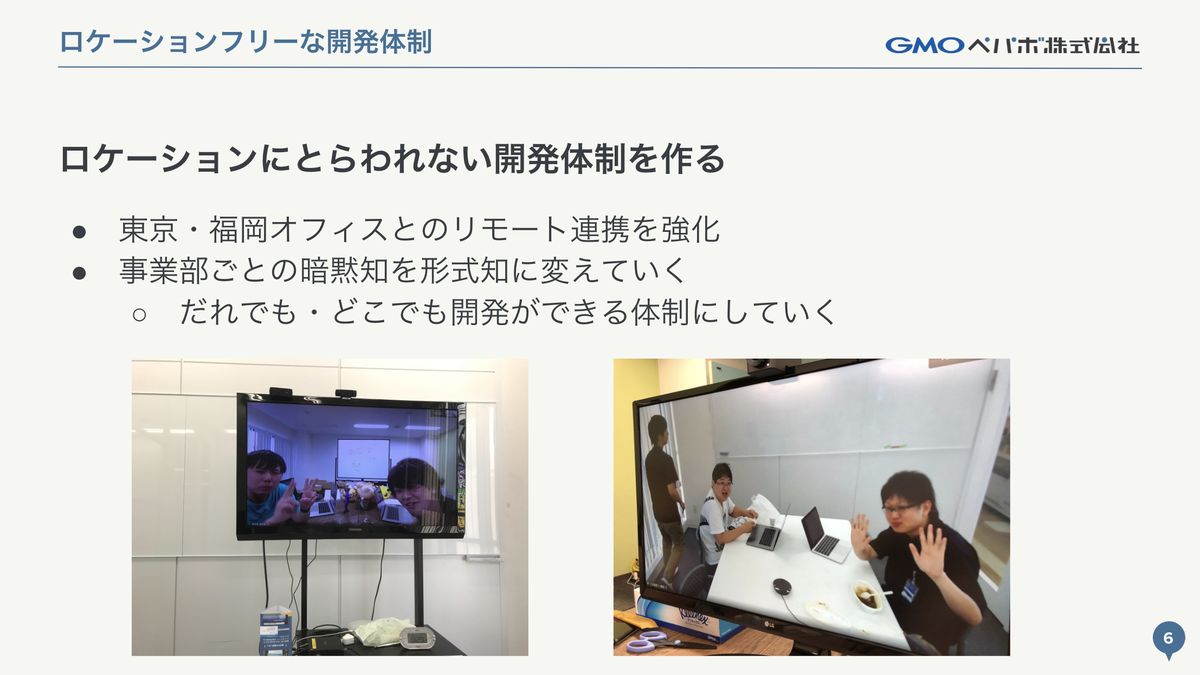 ロケーションフリーな開発体制