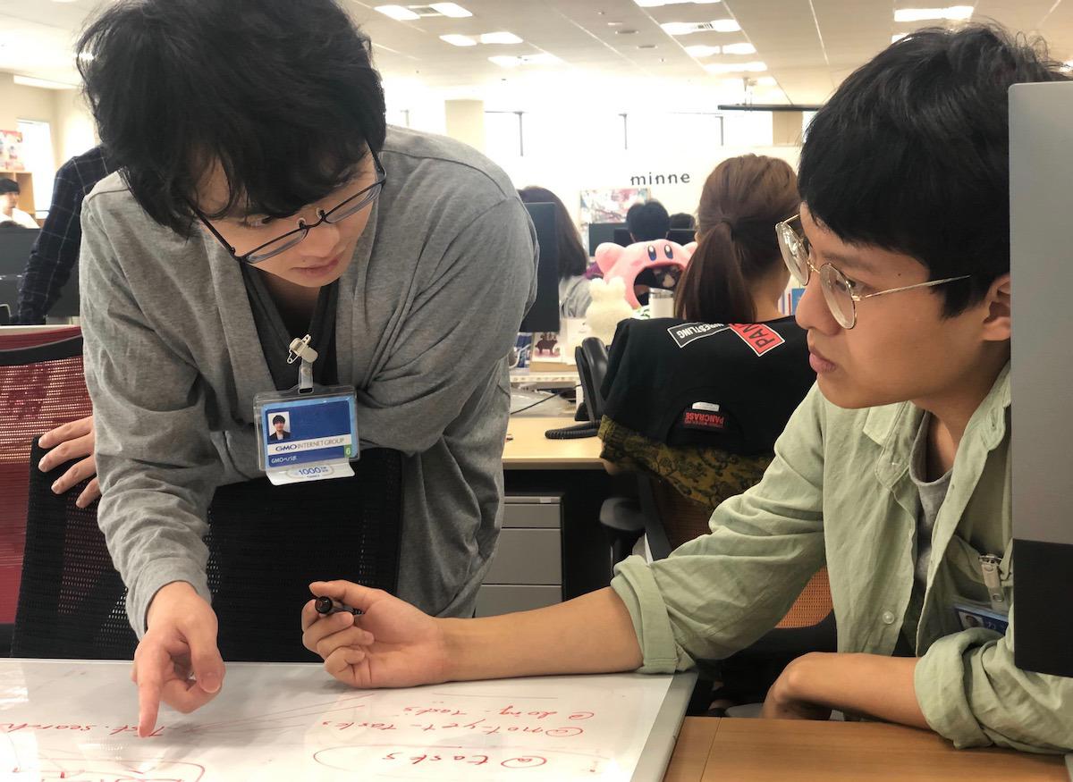 ときにはエンジニア同士で議論もします！