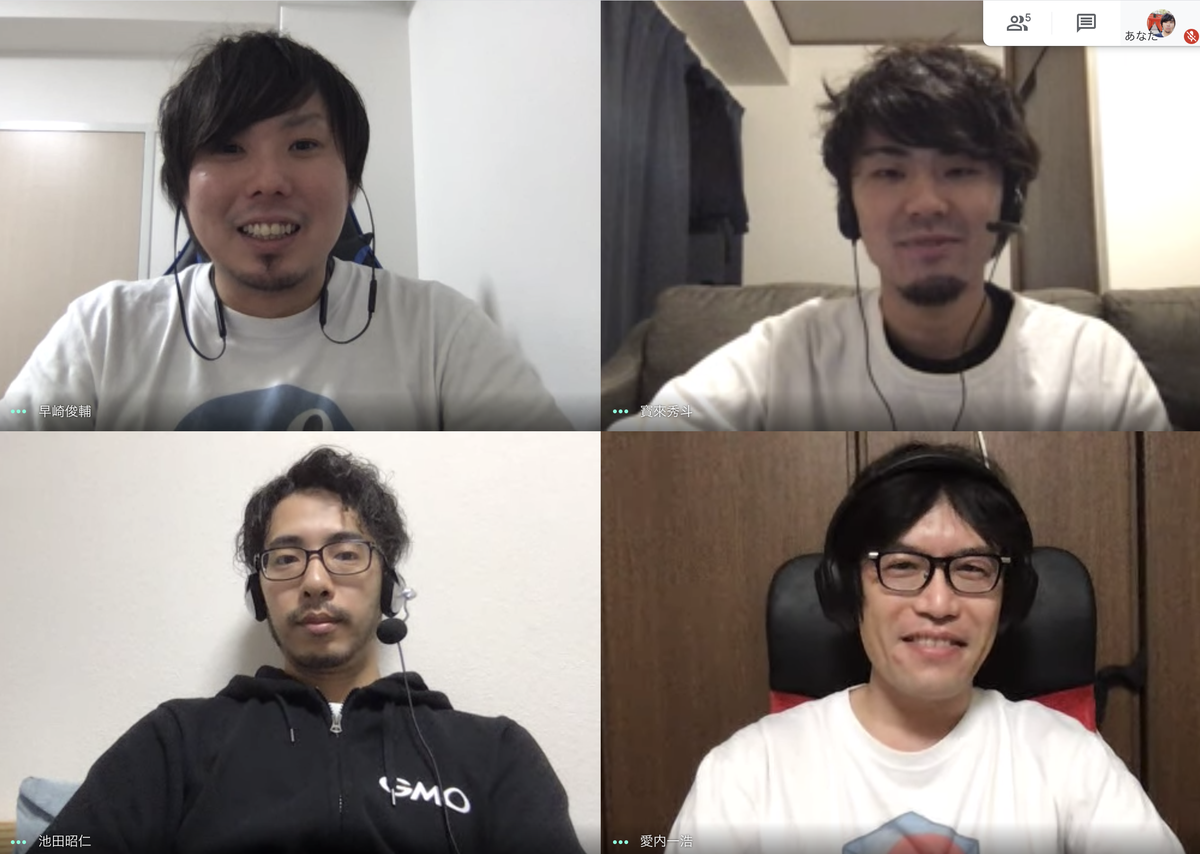 鹿児島メンバー在宅様子の写真