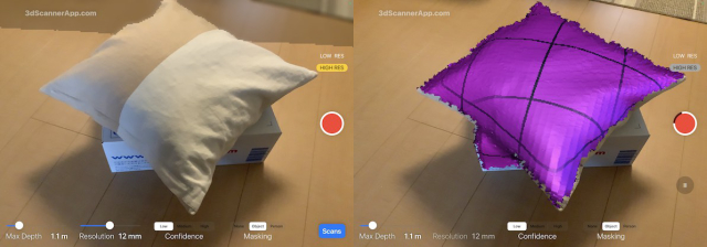 スキャンの様子