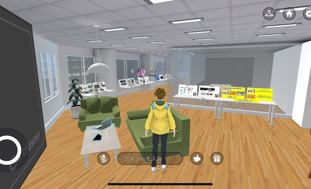 バーチャルお産合宿 会場設営中の様子3