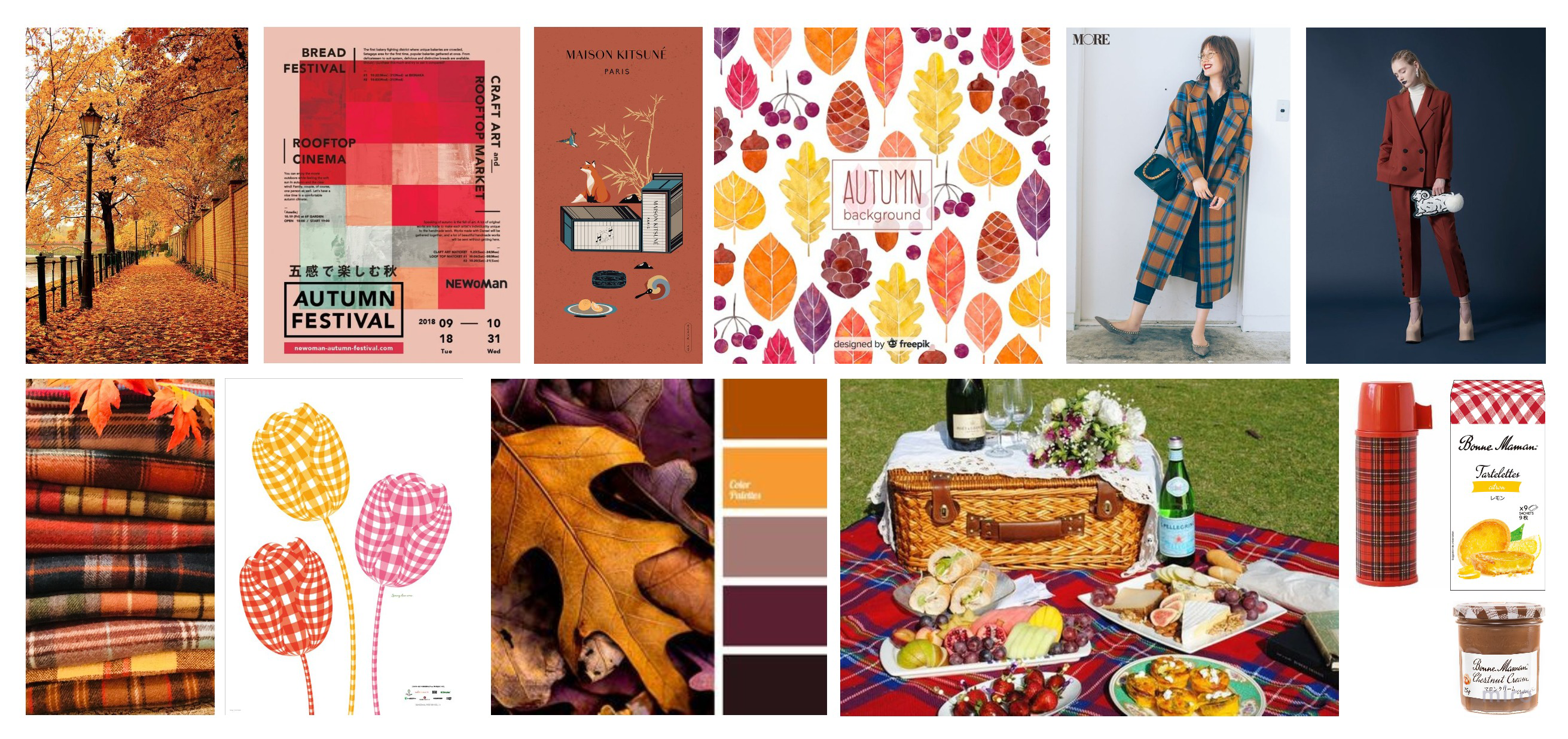 【図】minne Autumn Fairのイメージボード