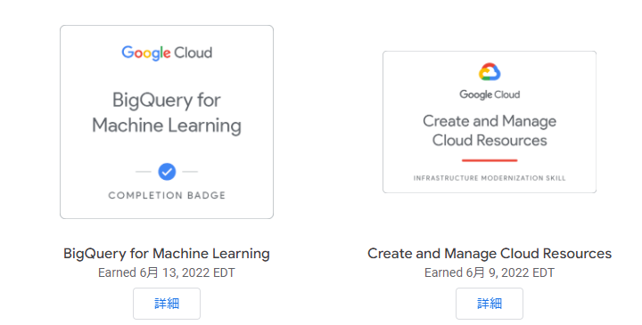 kenchanが獲得したスキルバッジ