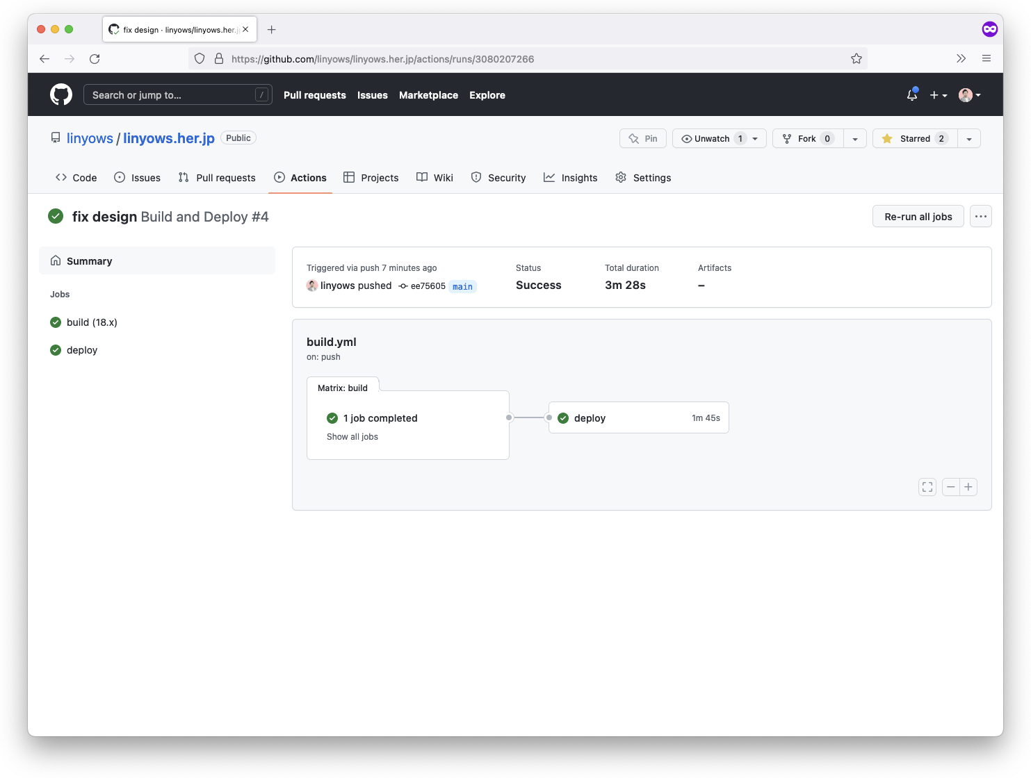 GitHub Actions Workflow